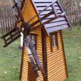 Dekorativní zahradní mlýn: jak to udělat sami, kresby